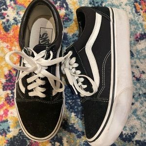 Van’s Black Platform Old Skool